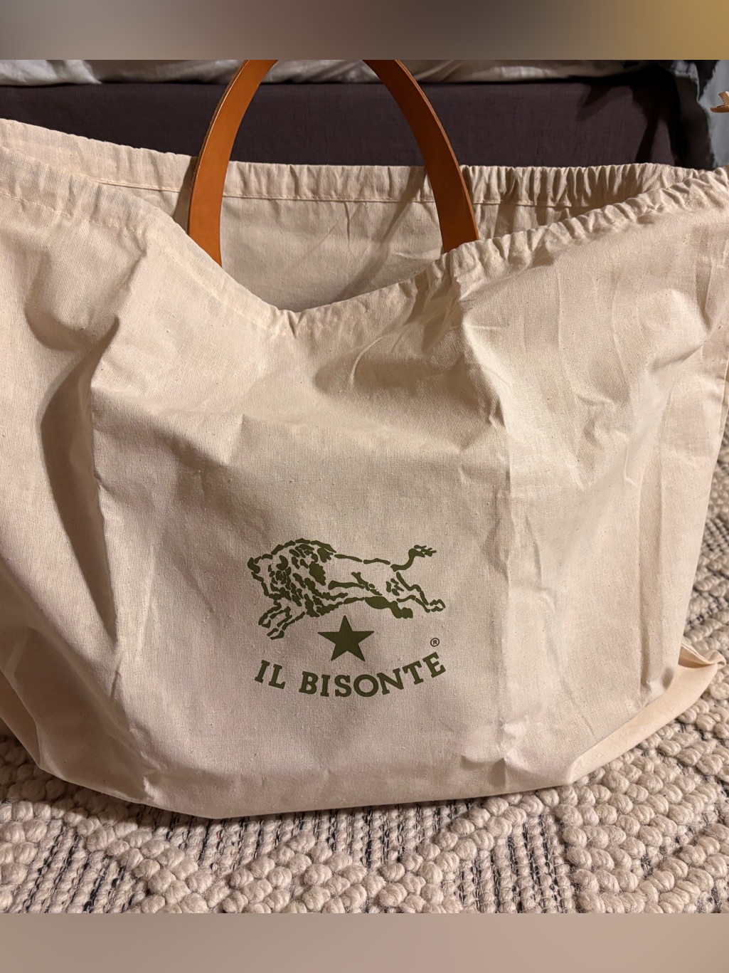 Il Bisonte ~ Caramella Medium Tote ~ New — image 4 of 8